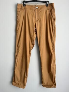 KUHL Men's 33x32 Khaki Tan Chino Pants Straight Leg Utility Outdoor Cotton Blend